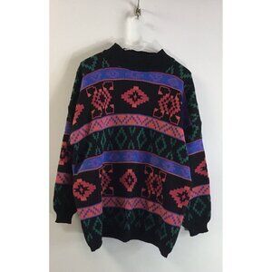 Vintage /Retro Stefano International Sweater Aztec Geometric One Size Fits All